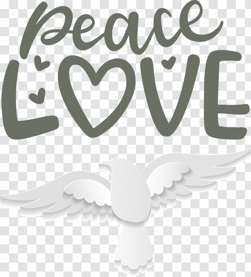 Birds Cartoon Logo Text Heart Transparent PNG