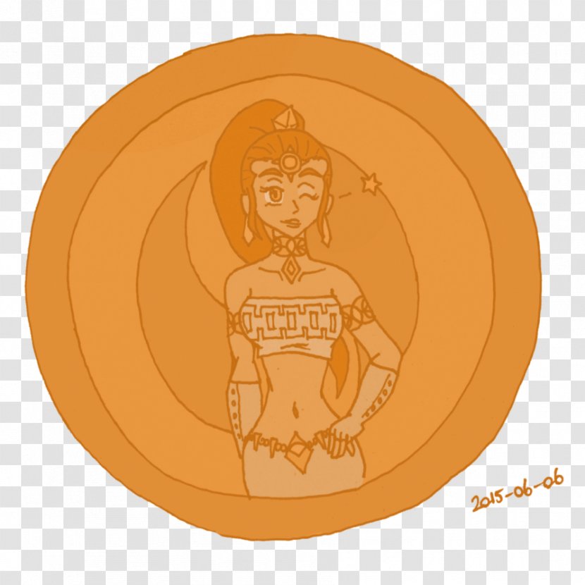 Cartoon Character Fiction Font - Fictional - Orange Color Transparent PNG