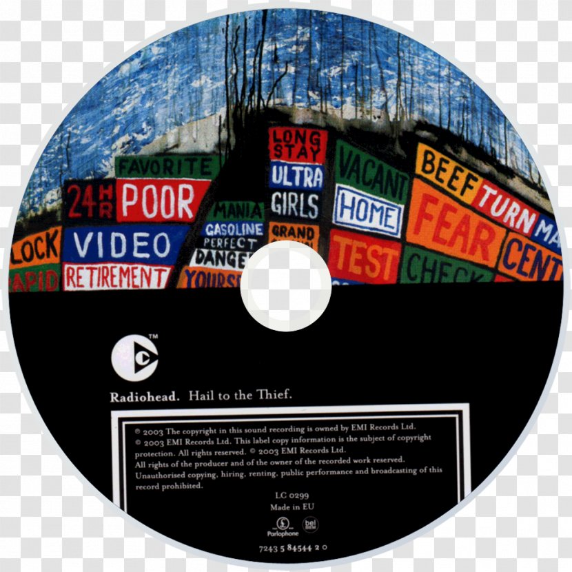 Hail To The Thief Radiohead King Of Limbs Phonograph Record Compact Disc - Progressive Rock Transparent PNG