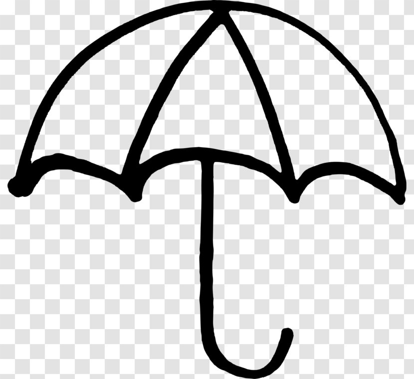 Black And White Umbrella Drawing Clip Art - Monochrome Photography Transparent PNG