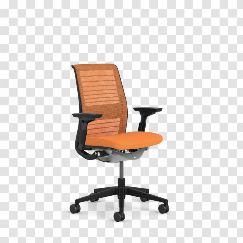 Office & Desk Chairs Steelcase Mesh Furniture - Armrest - Chair Transparent PNG