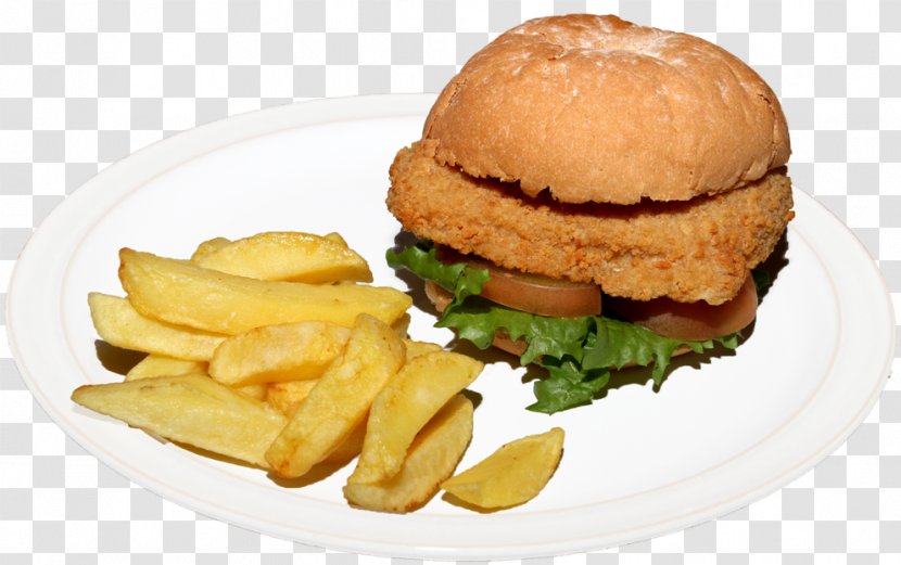 French Fries Cheeseburger Buffalo Burger Slider Breakfast Sandwich - Junk Food Transparent PNG