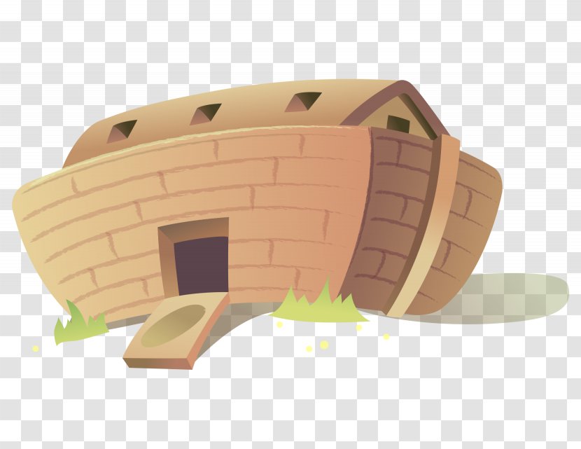 Domestic Pig Brick House - Wood - Cartoon Hand Painted Vector Brown Rural Transparent PNG