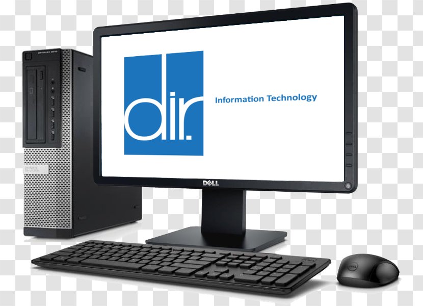 Output Device Computer Monitors Personal Hardware Desktop Computers - Dell Transparent PNG