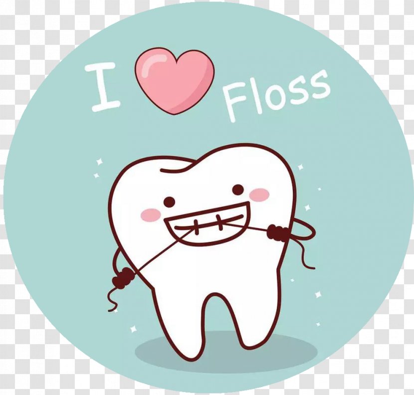 Dental Floss Human Tooth Vector Graphics Dentistry - Flower - Inflammation Transparent PNG