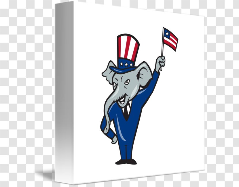 Flag Of The United States Republican Party - Art - Elephant Transparent PNG