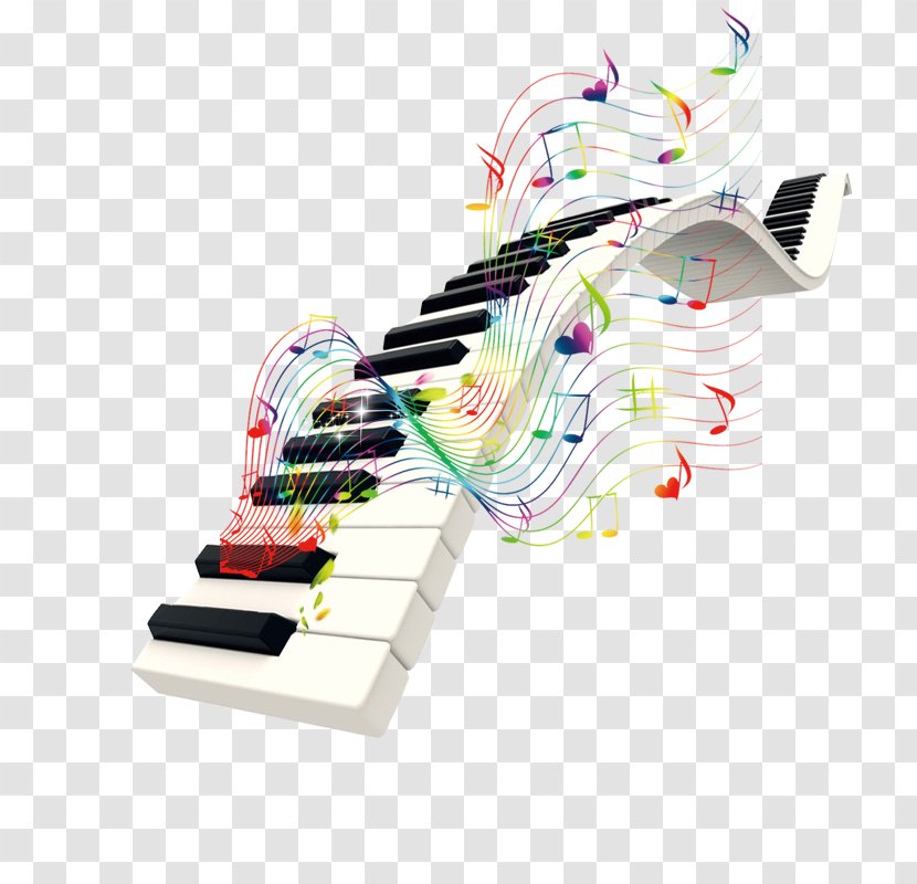 Computer Keyboard Musical - Flower Transparent PNG