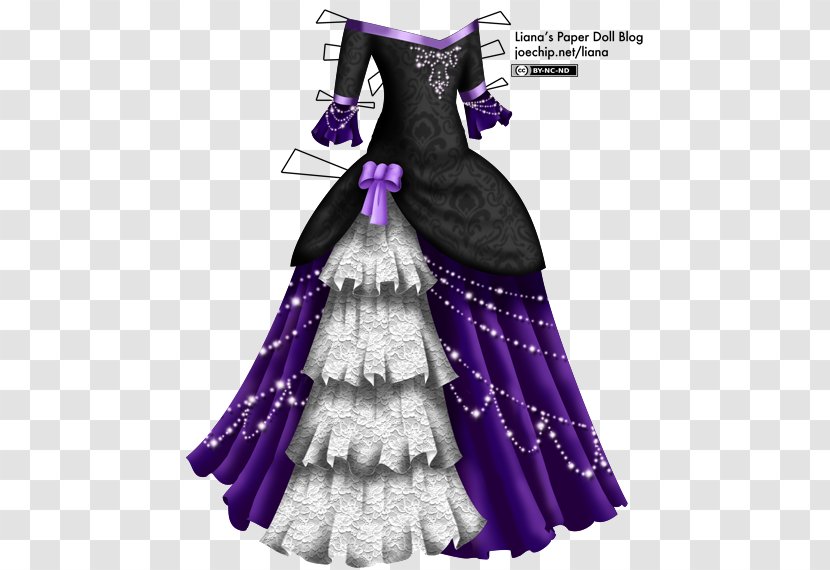 Ball Gown Dress Formal Wear Evening - Black Lace Transparent PNG