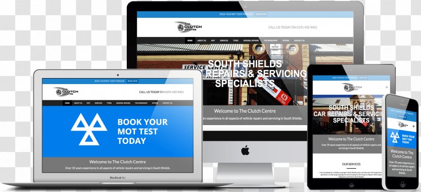 The Clutch Centre South Shields Web Design Page Business - Letterhead Pad Transparent PNG