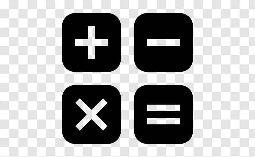 Symbol Calculator Clip Art - Icon Design - Math Transparent PNG