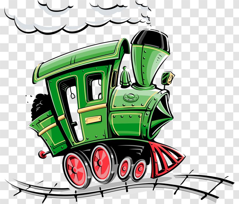 Train Rail Transport Locomotive Illustration - Logo - Power Transparent PNG