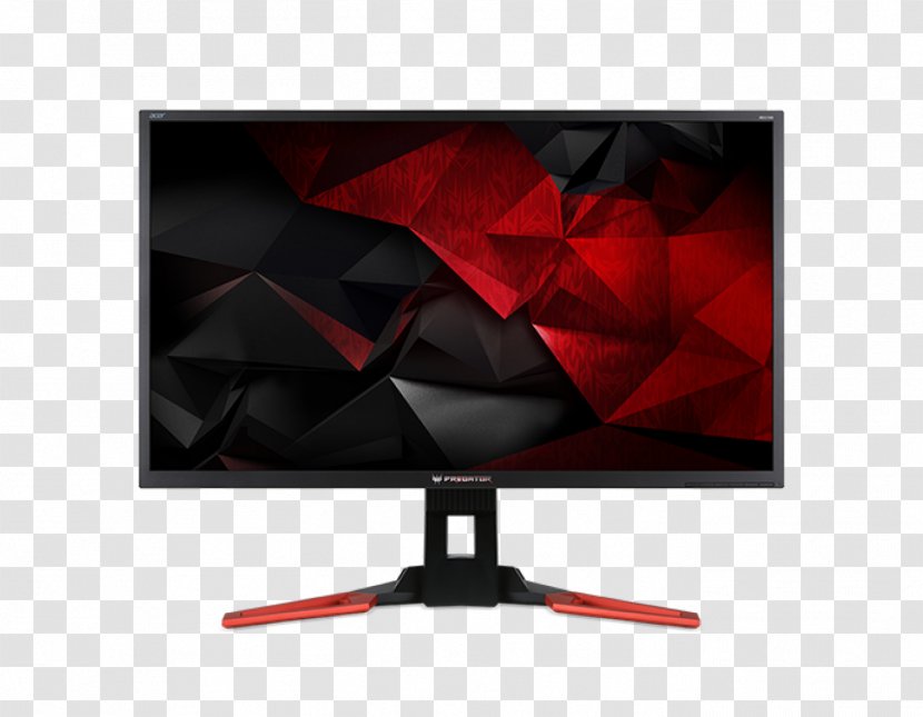 Predator Z35P Acer XB1 Aspire Computer Monitors Nvidia G-Sync - Red - Vesa Transparent PNG