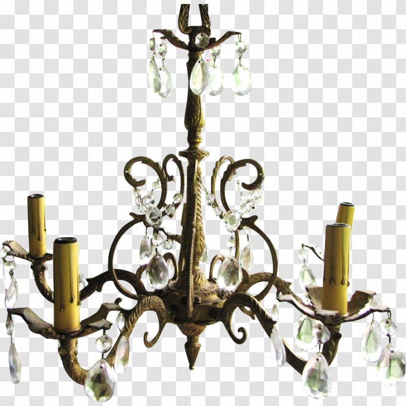 Chandelier Brass First French Empire 01504 Trumpet Transparent PNG