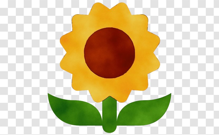 Iphone Flower Emoji - Yellow - Plant Petal Transparent PNG