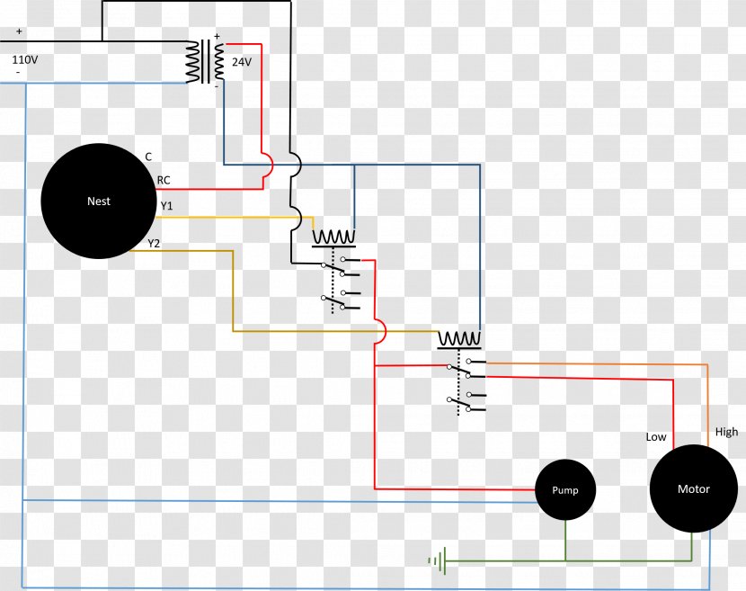 Evaporative Cooler Wiring Diagram Electrical Wires & Cable Relay - Text - Electric Power Transparent PNG