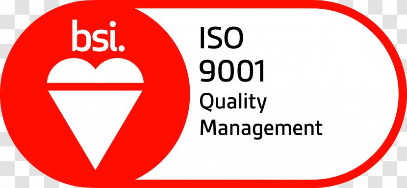 B.S.I. ISO 9000 9001:2015 Quality Management System - Heart - Frame Transparent PNG