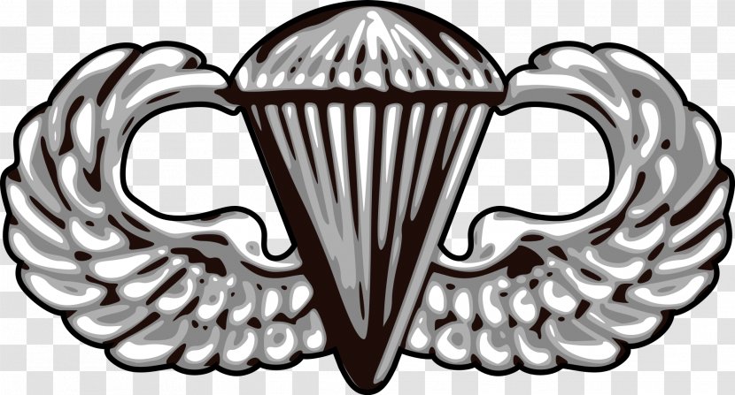 School Line Art - United States Army Airborne - Coloring Book Emblem Transparent PNG