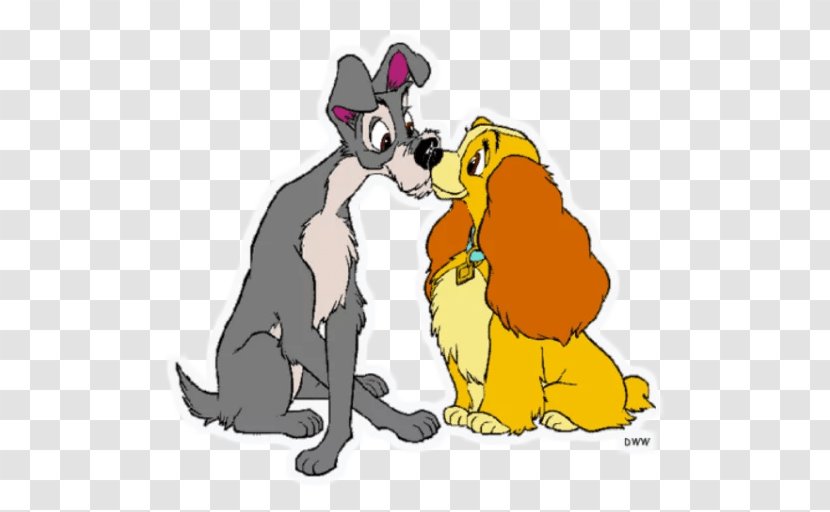 Kitten Scamp Lady And The Tramp Dog - Vertebrate Transparent PNG