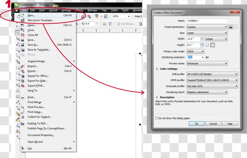 CorelDRAW Screenshot Computer Software - Toolbar - Menu Transparent PNG