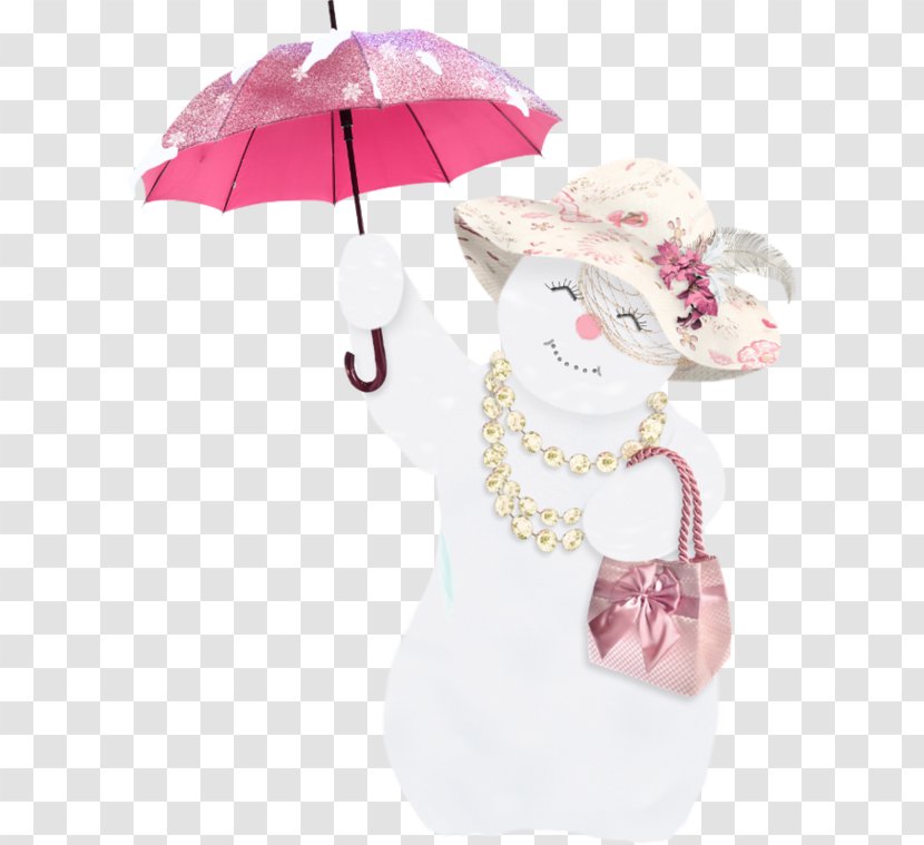 Snowman Umbrella Hat Transparent PNG