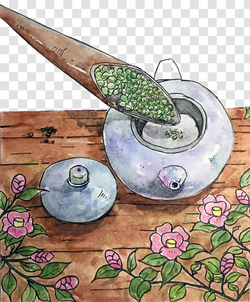 Teapot Chinese Tea - Poster - Flowers Transparent PNG