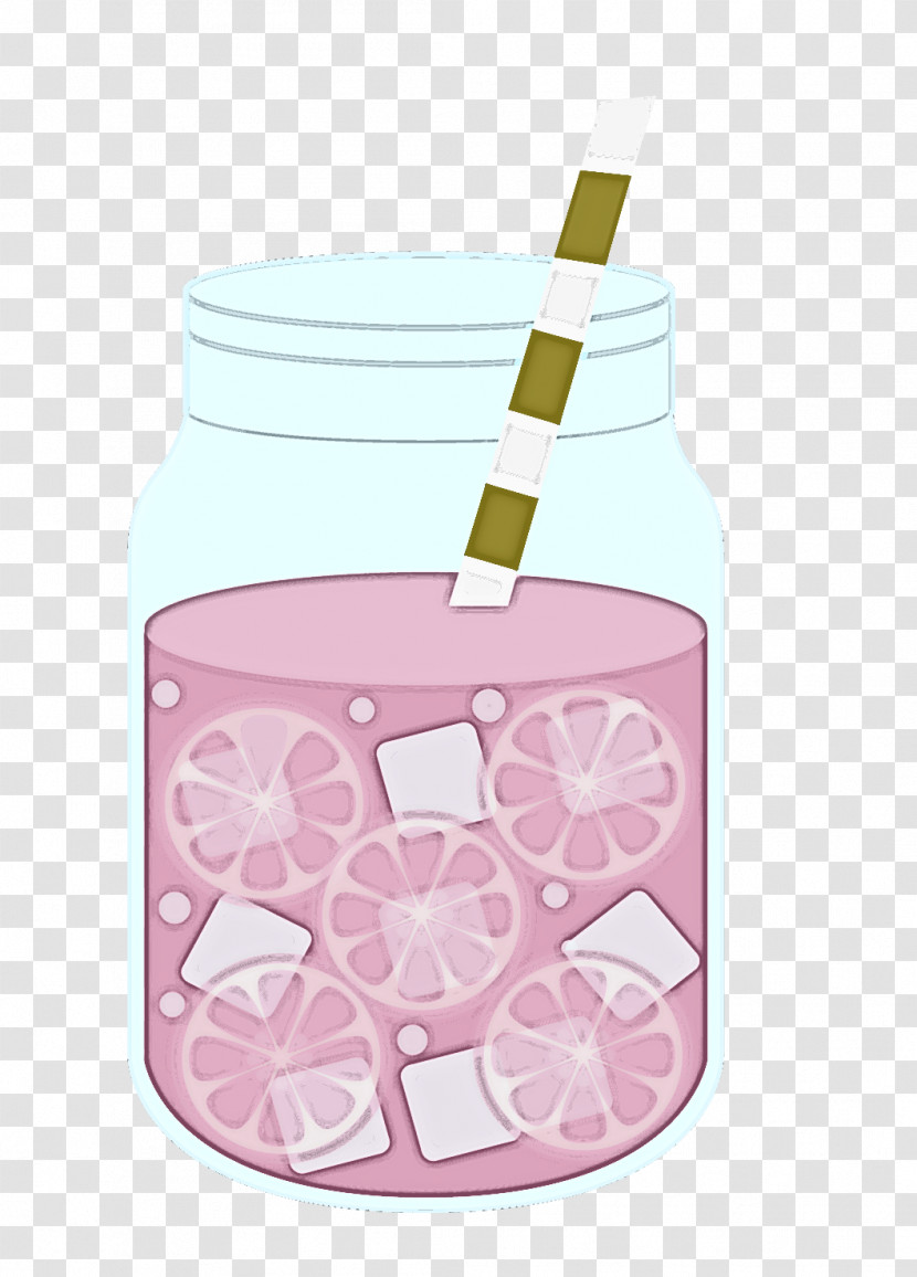 Pink White Pattern Drinkware Heart Transparent PNG