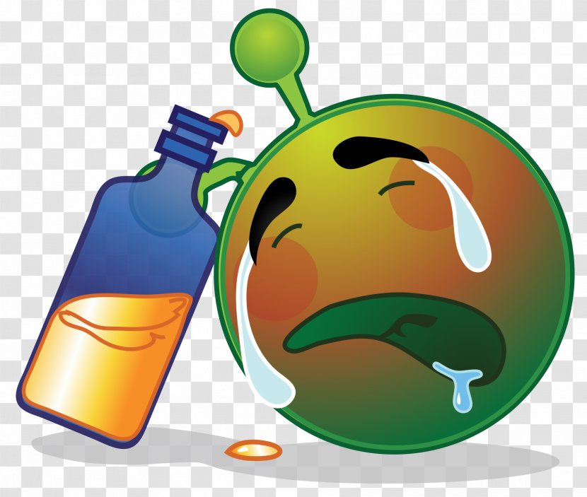 Emoticon Smiley Clip Art - Alcool Transparent PNG