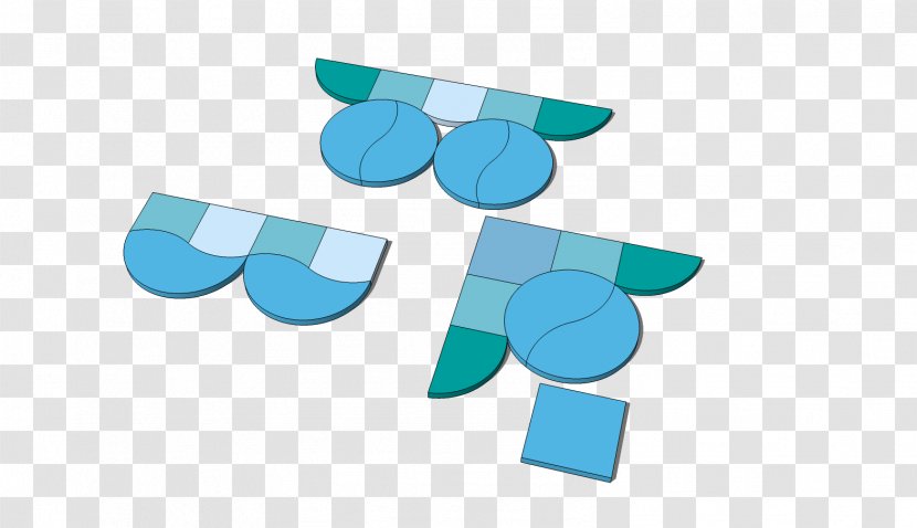 Aqua Turquoise Teal - Rectangle - Shapes Transparent PNG