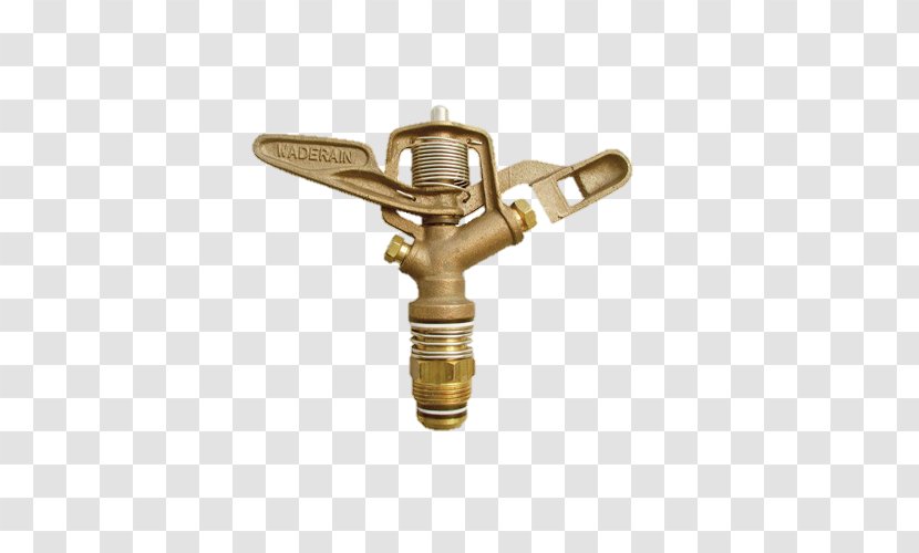 Irrigation Sprinkler Impact Bronze Nozzle - Aluminium Transparent PNG