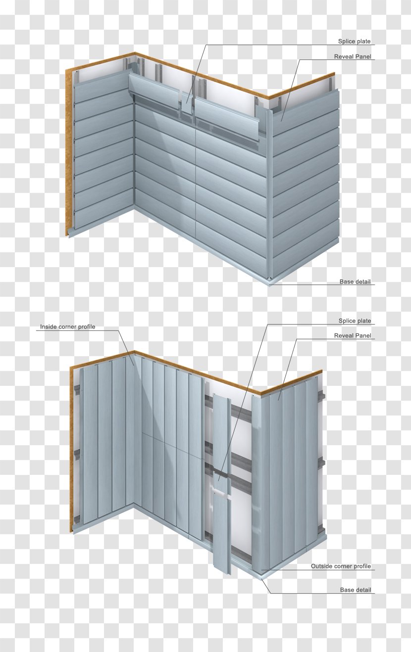 Facade RHEINZINK America, Inc Cladding Furniture - System Transparent PNG