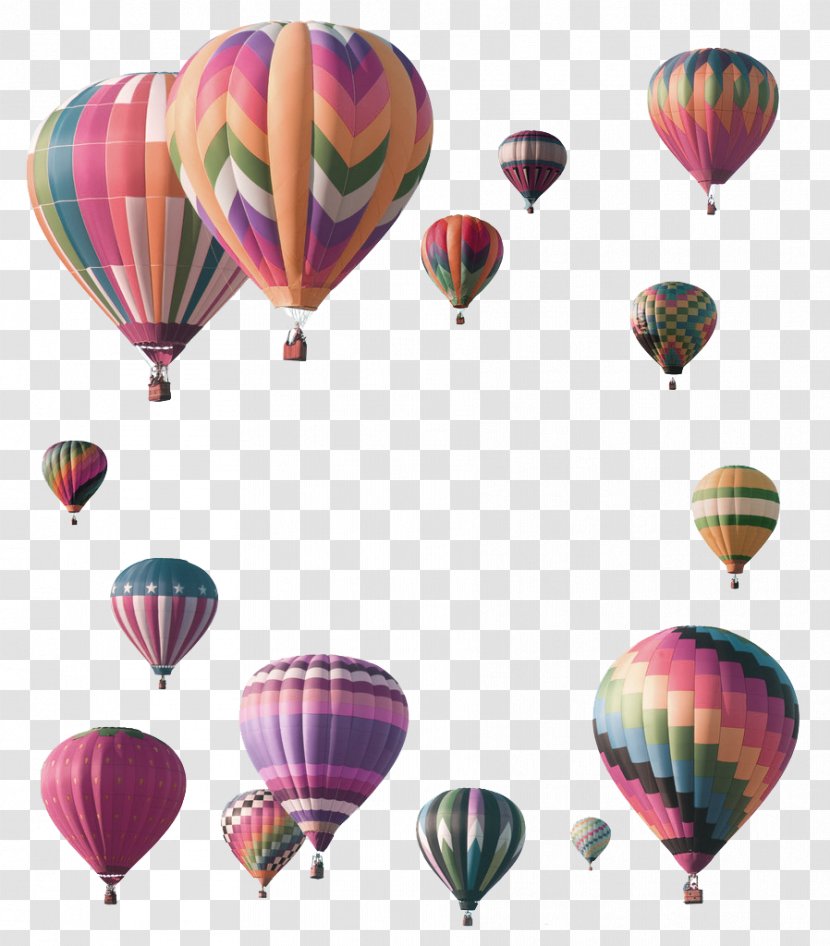 Hot Air Balloon Stock Photography Royalty-free - Ballooning - Color Decorative Pattern Transparent PNG