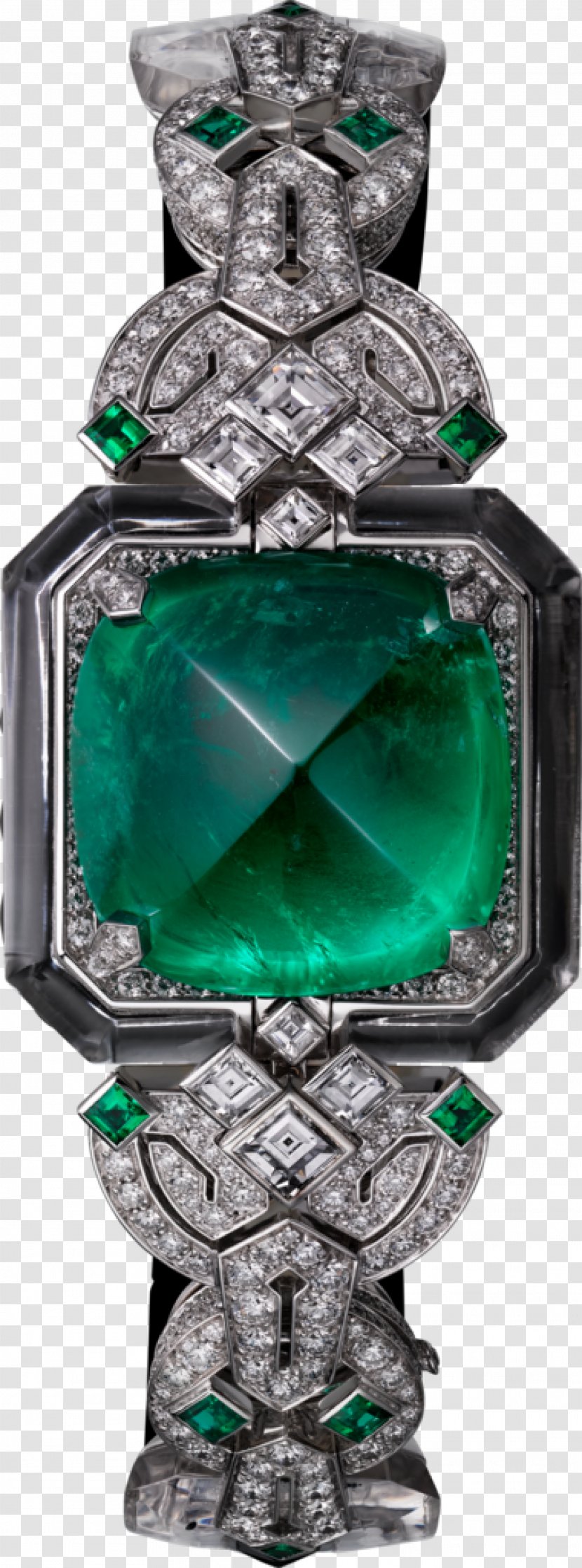 Emerald Cartier Jewellery Watch Gemstone - Charms Pendants - Quartz Crystal Rock Transparent PNG