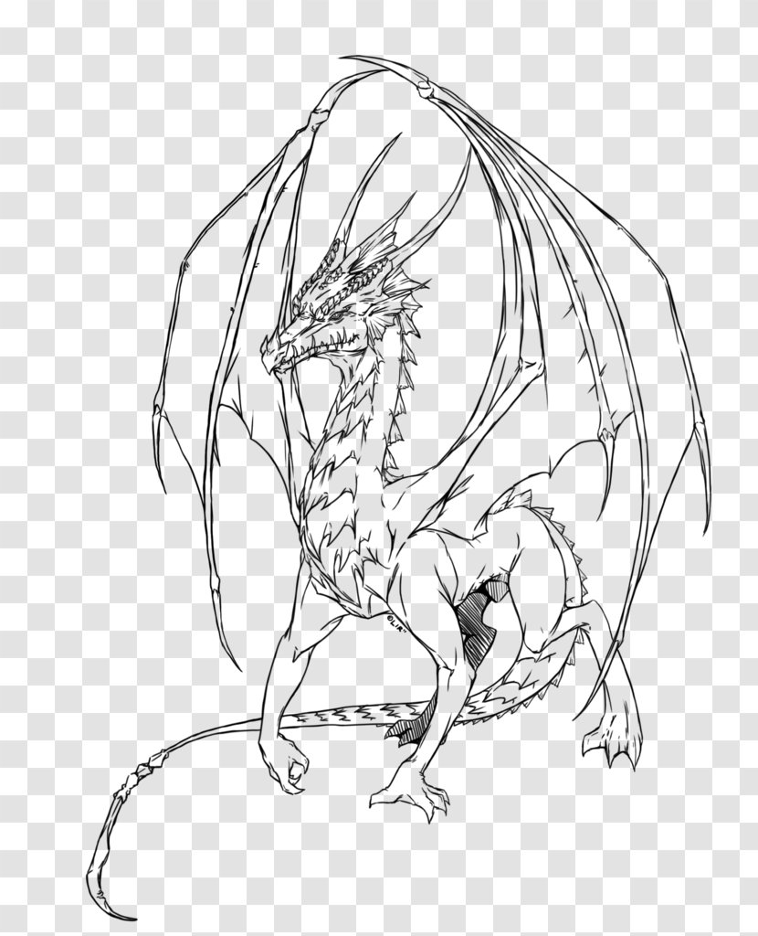 Dragon Drawing Line Art Sketch - Imp Transparent PNG