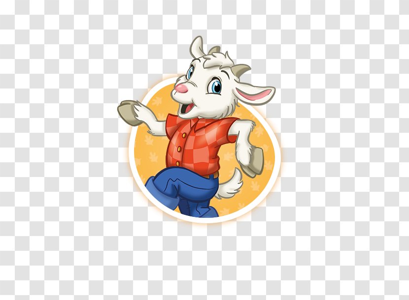 Efteling Fairy Tale Forest Hop-o'-My-Thumb Goat - Child - Christmas Ornament Transparent PNG