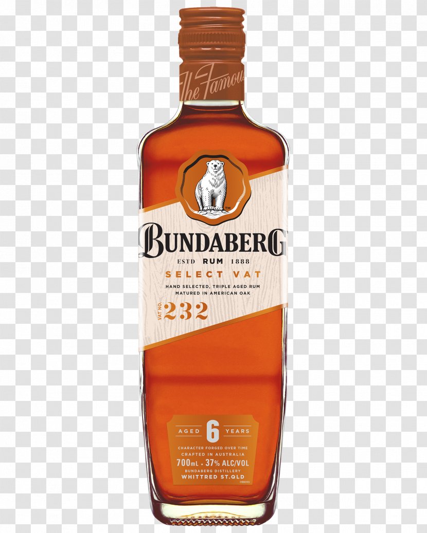 Bundaberg Rum Distilled Beverage And Coke - Alcoholic Transparent PNG