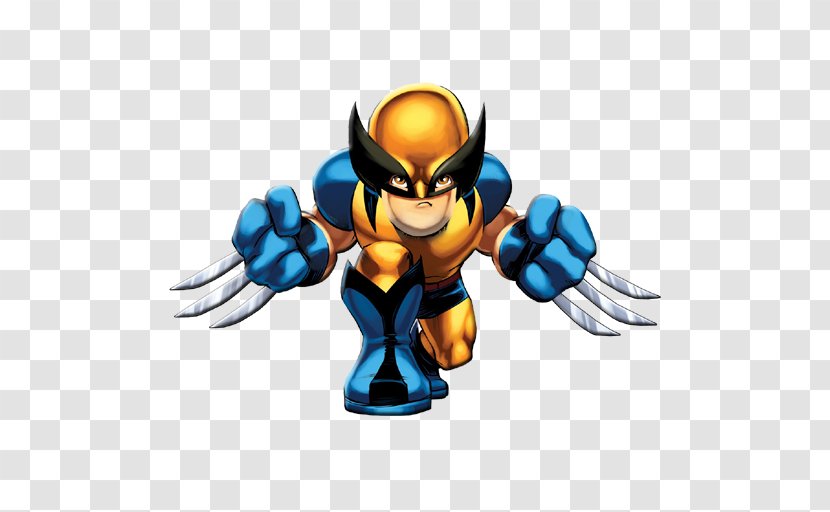 Marvel Super Hero Squad Wolverine Iron Man Hulk Captain America - Character Transparent PNG