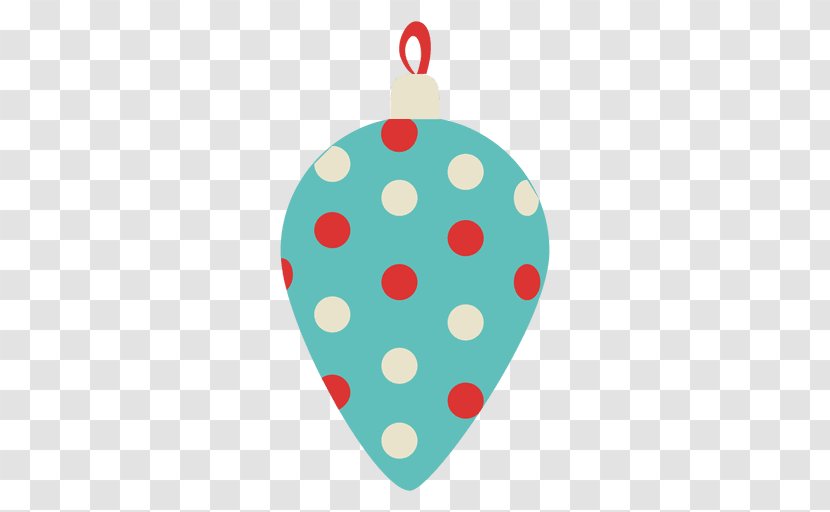 Flat Clipart - Polka Dot - Christmas Ornament Transparent PNG