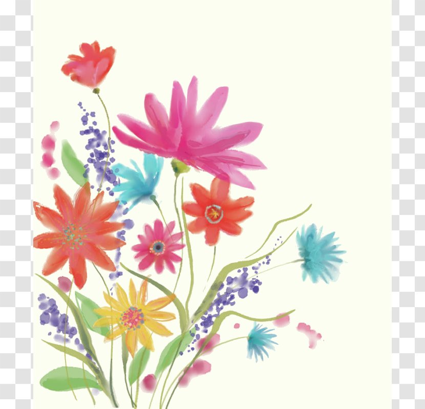 Floral Design Watercolour Flowers Watercolor Painting Watercolor: - Floristry Transparent PNG