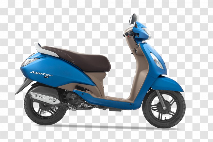 TVS Jupiter Scooter Motor Company Color Blue - Hero Maestro Transparent PNG