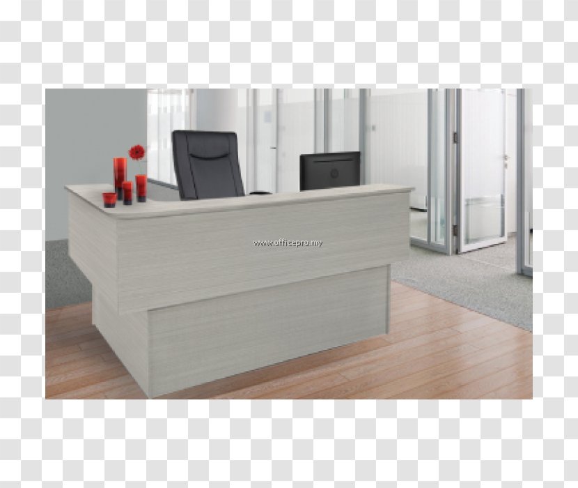 Desk Table Office Lobby Furniture - Receptionist Transparent PNG