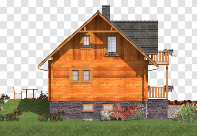 House Building Facade Barn Window - Log Cabin - Bali Transparent PNG