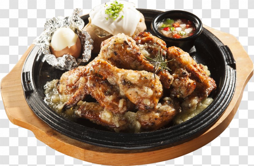 Korean Fried Chicken Food Roast Barbecue - Dish Transparent PNG