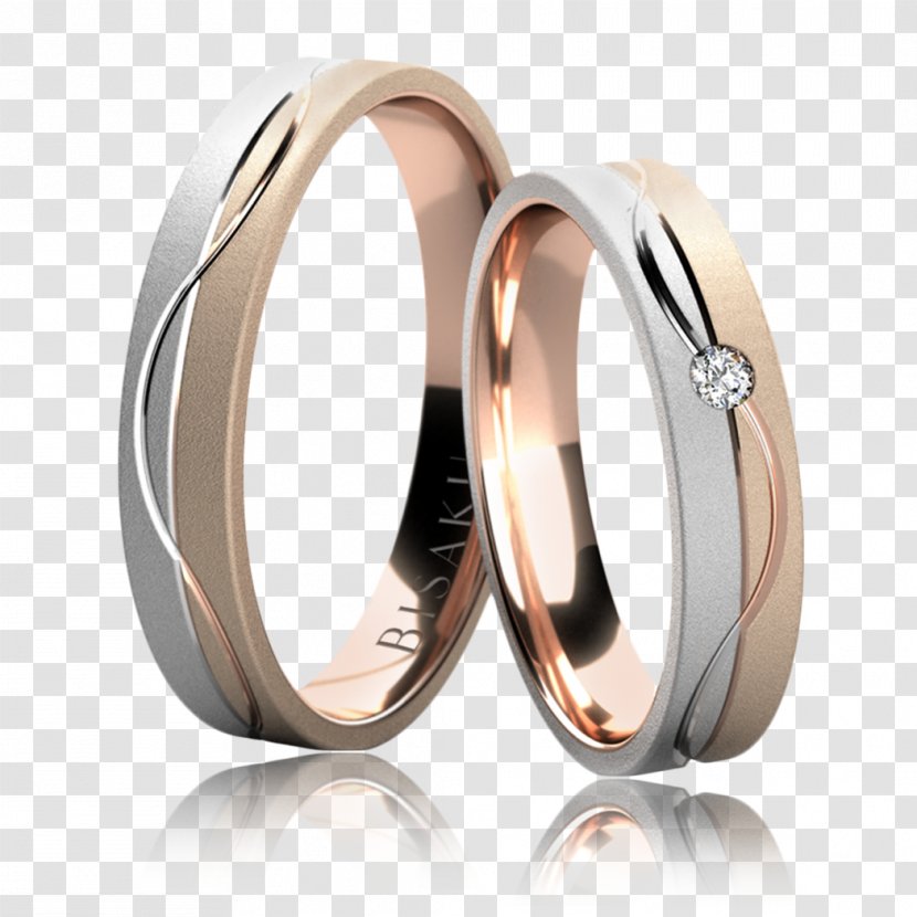 Wedding Ring Engagement - Delicate Groove - Model Transparent PNG