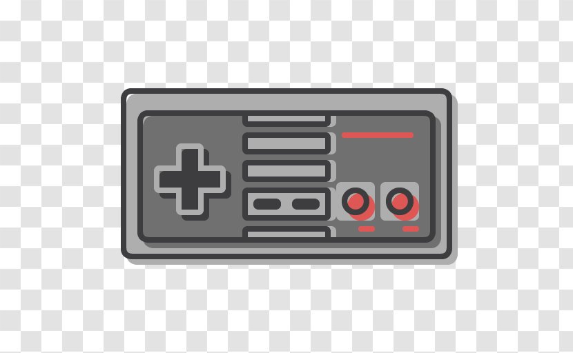 Gamepad Computer File - Rectangle - A Transparent PNG