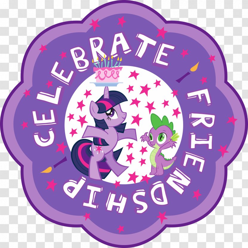 Twilight Sparkle Pinkie Pie Pony Spike Rainbow Dash - Horse - Purple Moon Cake Transparent PNG
