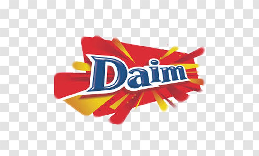 Daim Milk Praline Fudge Cream - Logo Transparent PNG