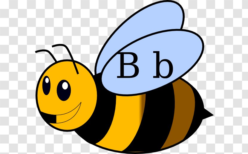 Bumblebee Drawing Clip Art - Smiley - Bees Transparent PNG