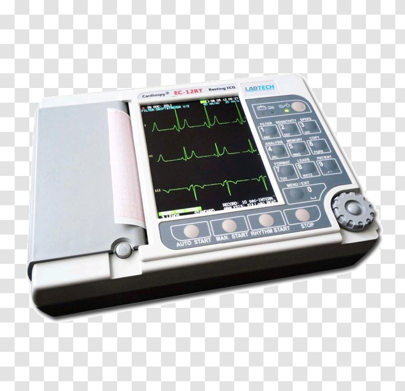 Electrocardiography Cardiology Holter Monitor Cardiac Stress Test Medicine - Frame - ECG Machine Transparent PNG