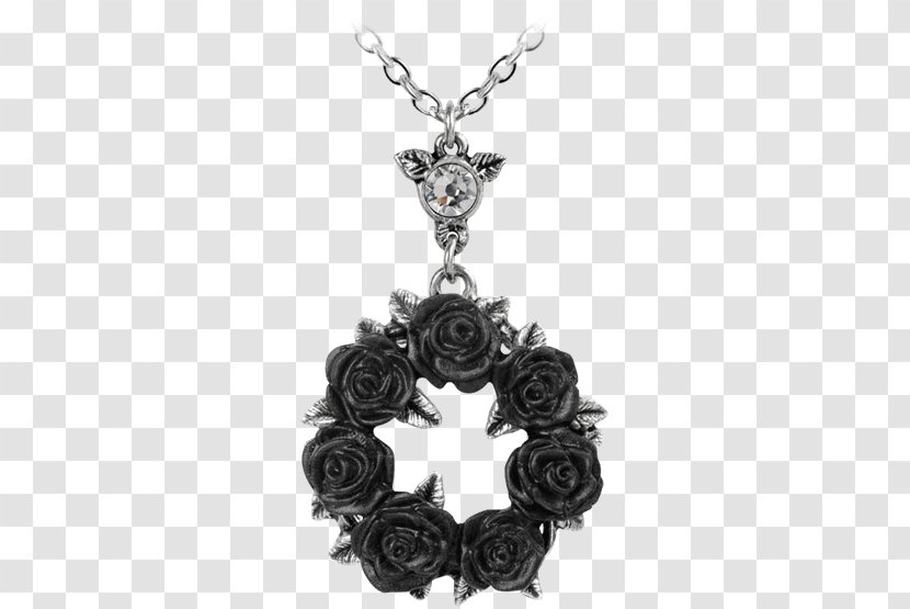 Earring Alchemy Gothic Bacchanal Rose Necklace Ring 'O Roses Pendant P791 Transparent PNG