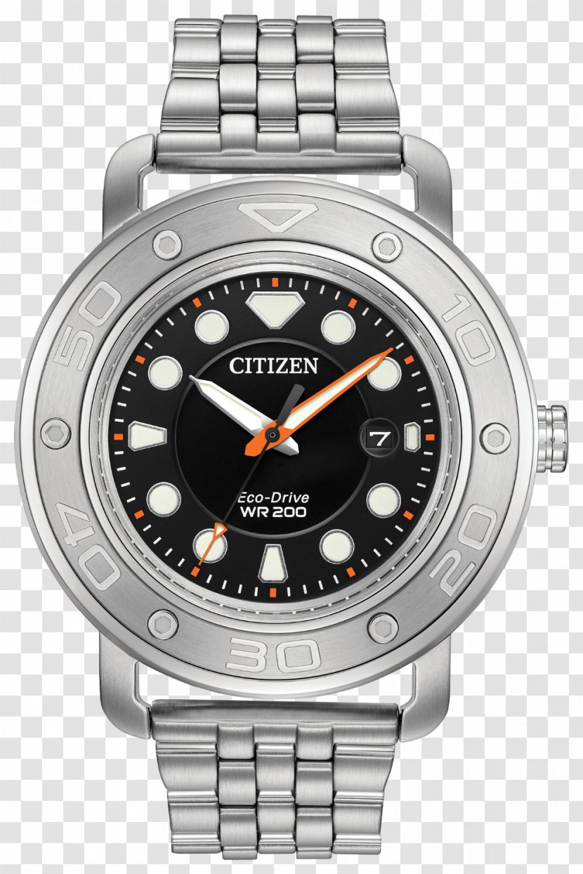 Eco-Drive Citizen Holdings Diving Watch Bracelet - Model Movement Transparent PNG